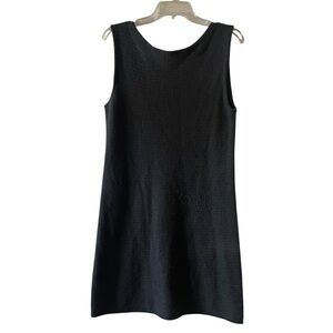 ALLUDE 100% Cashmere Tank Sleeveless Sweater Dress Dark Gray Large